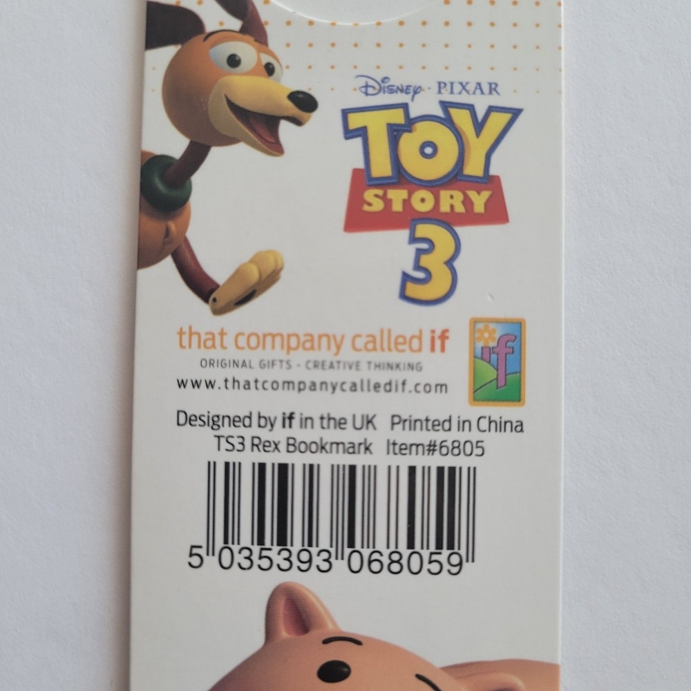 2010 Toy Story 3 T Rex Bookmark Magnetic Magnet Not My Fault UK Called If, #6805 - Picture 10 of 16